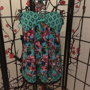 Women’s Halter Neck Babydoll Tank